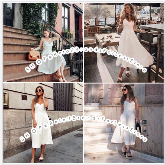 Zara Dresses & Skirts - ZARA V NECK LINEN VOLUMINOUS FLOWY MAXI MIDI DRESS